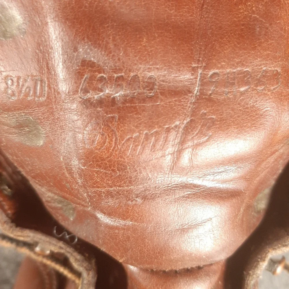 VTG Danner 63500 Brown Leather Hunting Work Boots Men's Size 8.5 D Gore-Tex USA